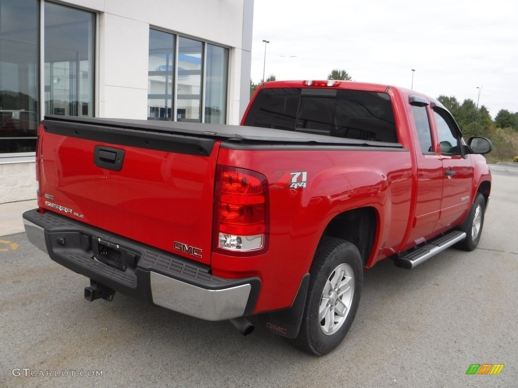 2012 Sierra 1500 SLE Extended Cab 4x4 - Fire Red / Ebony photo #9