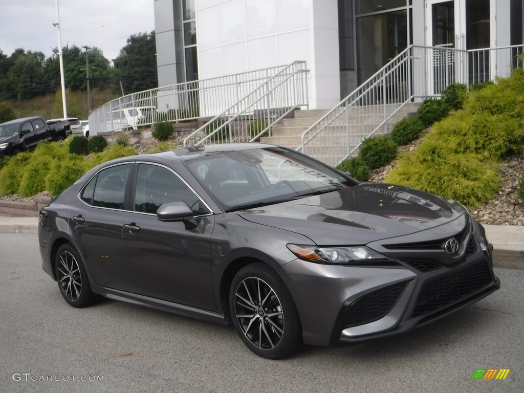 2021 Predawn Gray Mica Toyota Camry SE 142915682 Photo 12 GTCarLot