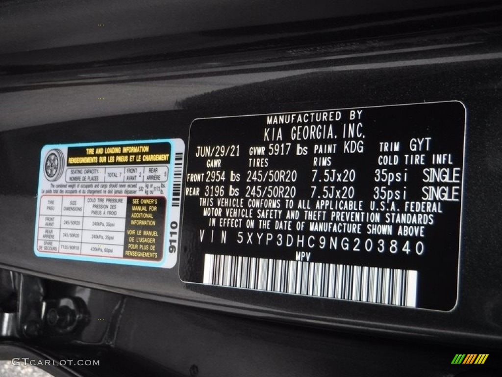 2022 Telluride EX AWD - Gravity Gray / Gray photo #39