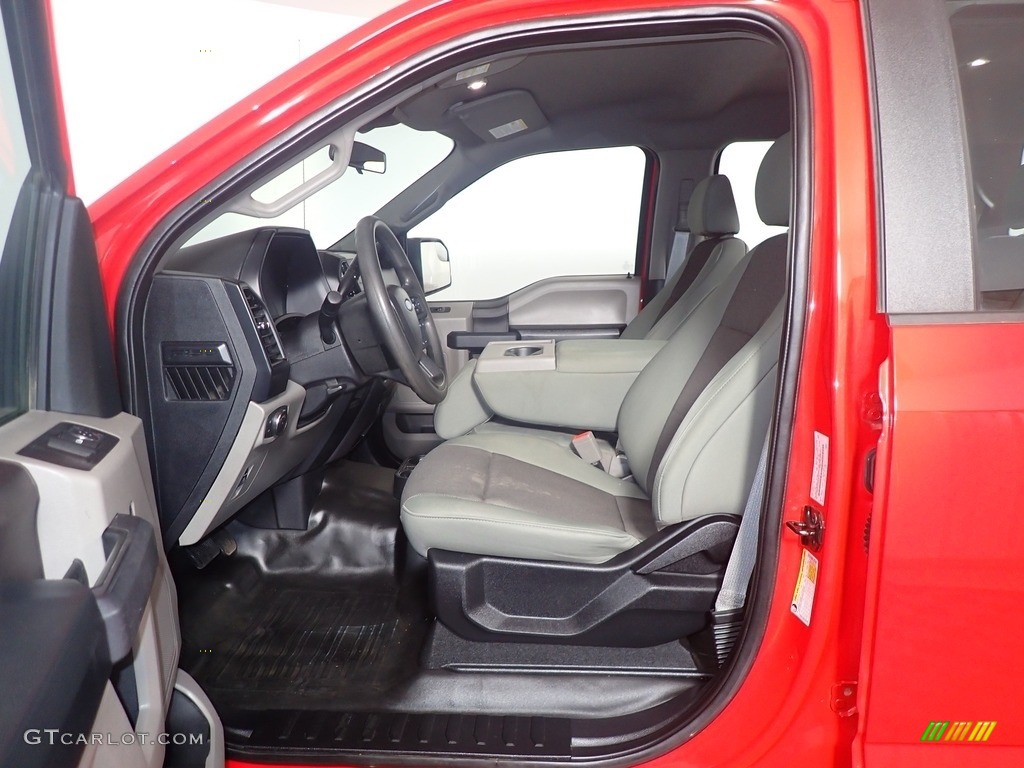 2019 F150 XL SuperCrew 4x4 - Race Red / Earth Gray photo #21