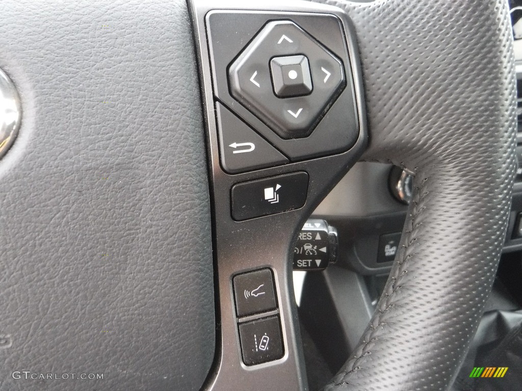 2019 Toyota Tacoma TRD Pro Double Cab 4x4 TRD Graphite Steering Wheel Photo #142921333