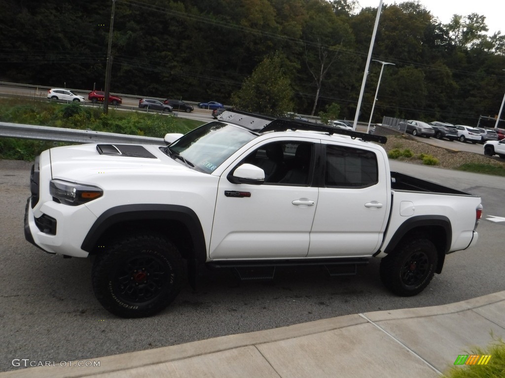 Super White 2019 Toyota Tacoma TRD Pro Double Cab 4x4 Exterior Photo #142921513