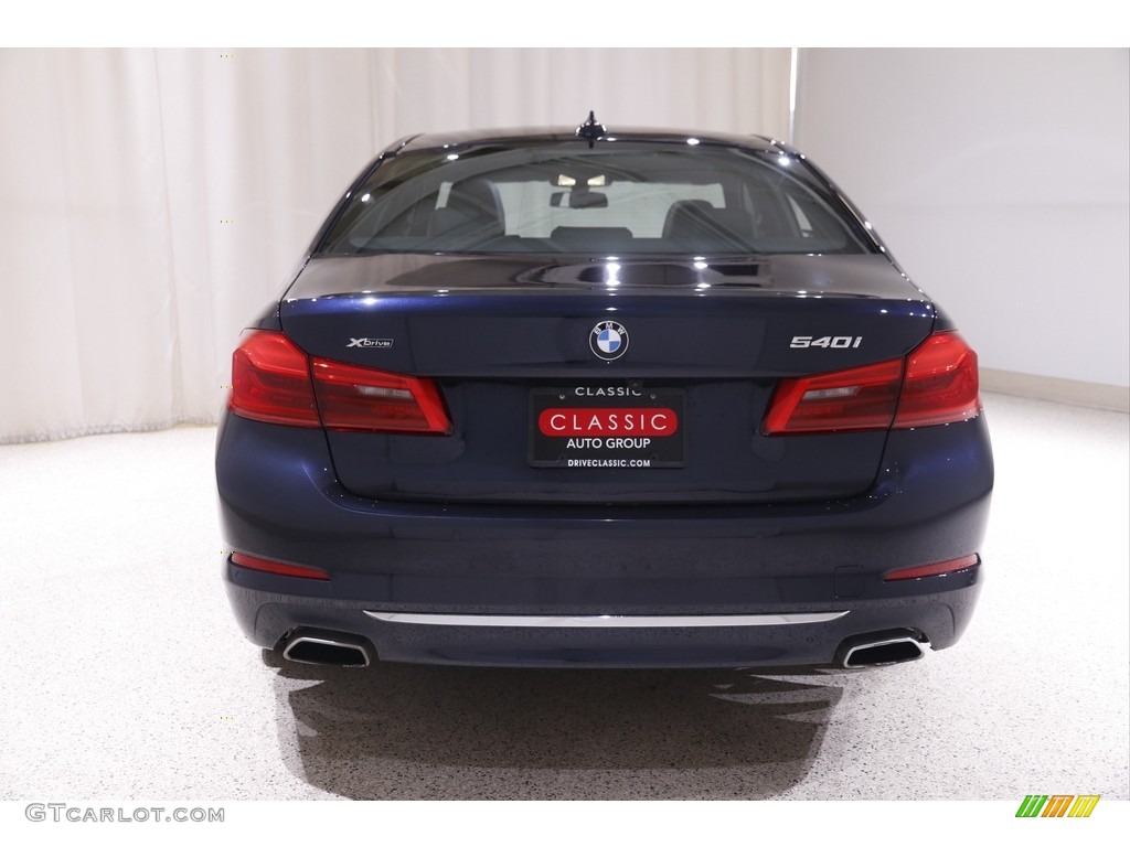 2018 5 Series 540i xDrive Sedan - Imperial Blue Metallic / Black photo #21