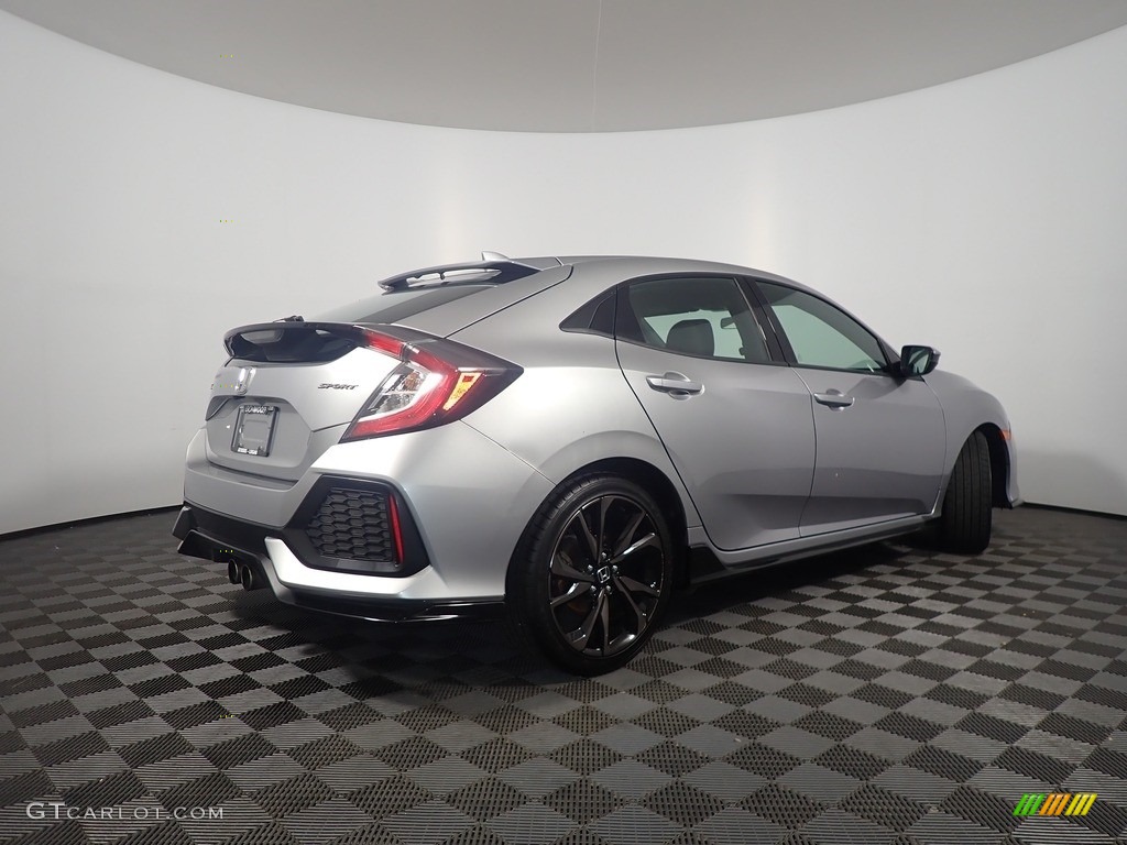 Lunar Silver Metallic 2018 Honda Civic Sport Hatchback Exterior Photo #142922155