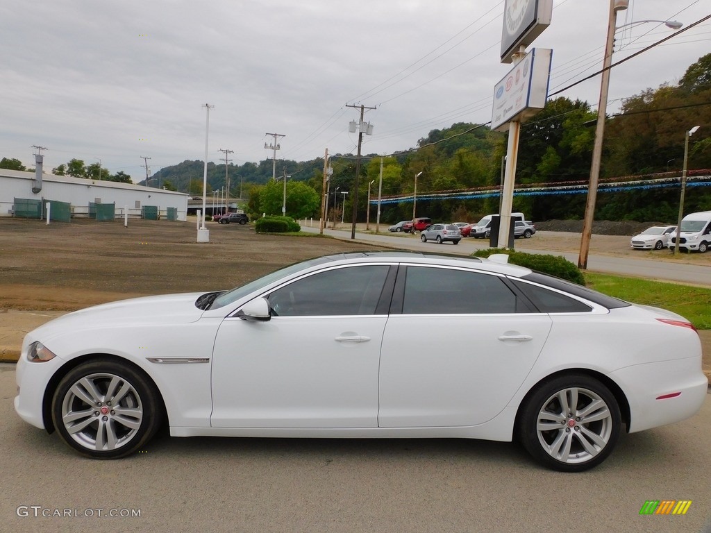 2016 XJ L 3.0 AWD - Polaris White / Jet/Jet photo #6