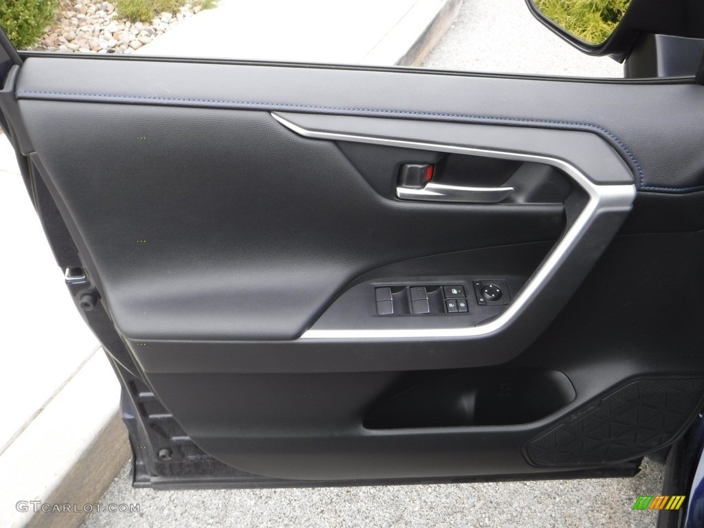 2020 Toyota RAV4 XSE AWD Hybrid Black Door Panel Photo #142922227
