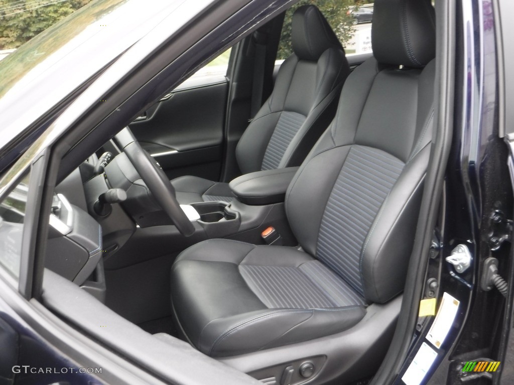 Black Interior 2020 Toyota RAV4 XSE AWD Hybrid Photo #142922254