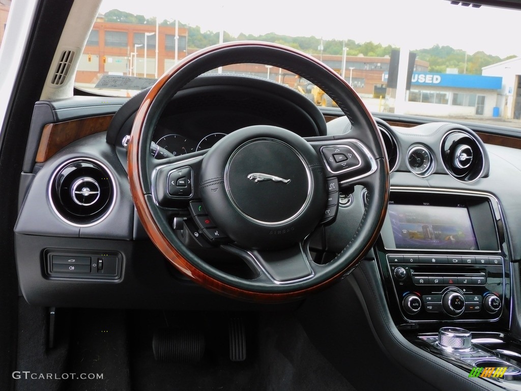 2016 XJ L 3.0 AWD - Polaris White / Jet/Jet photo #13