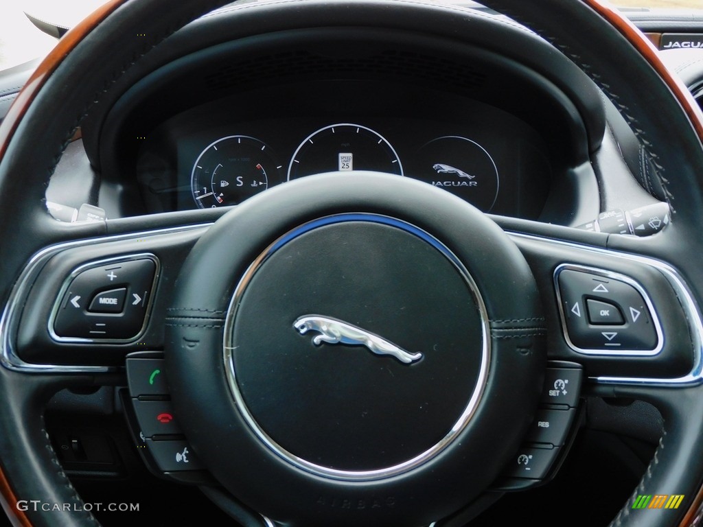 2016 XJ L 3.0 AWD - Polaris White / Jet/Jet photo #20