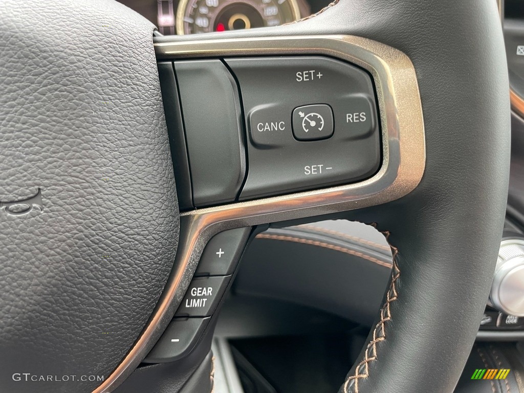 2021 Ram 1500 Long Horn Crew Cab 4x4 Steering Wheel Photos