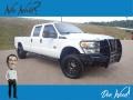 Oxford White - F250 Super Duty XL Crew Cab 4x4 Photo No. 1