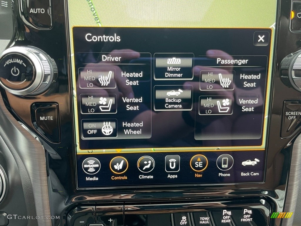 2021 Ram 1500 Long Horn Crew Cab 4x4 Controls Photo #142922794