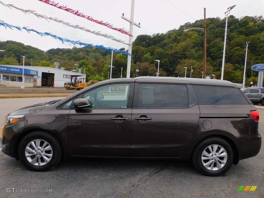 Titanium Bronze 2018 Kia Sedona LX Exterior Photo #142922878