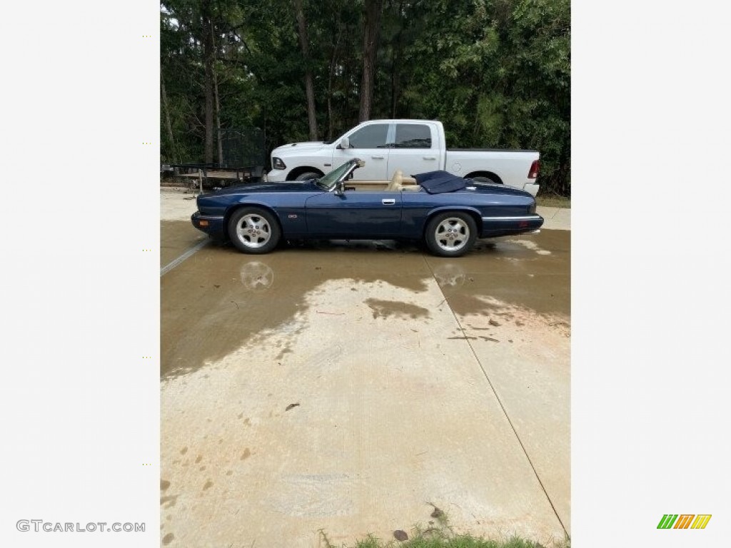 Sapphire Blue Metallic 1995 Jaguar XJ XJS Convertible Exterior Photo #142923229