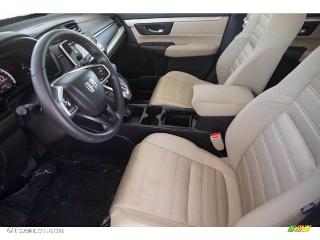 2019 CR-V LX - Platinum White Pearl / Gray photo #3