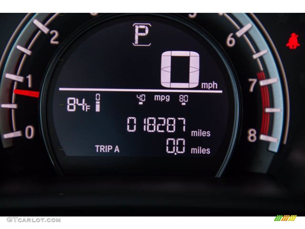 2019 CR-V LX - Platinum White Pearl / Gray photo #6