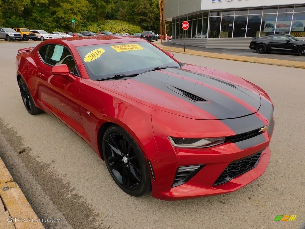 2016 Camaro SS Coupe - Garnet Red Tintcoat / Kalahari photo #9