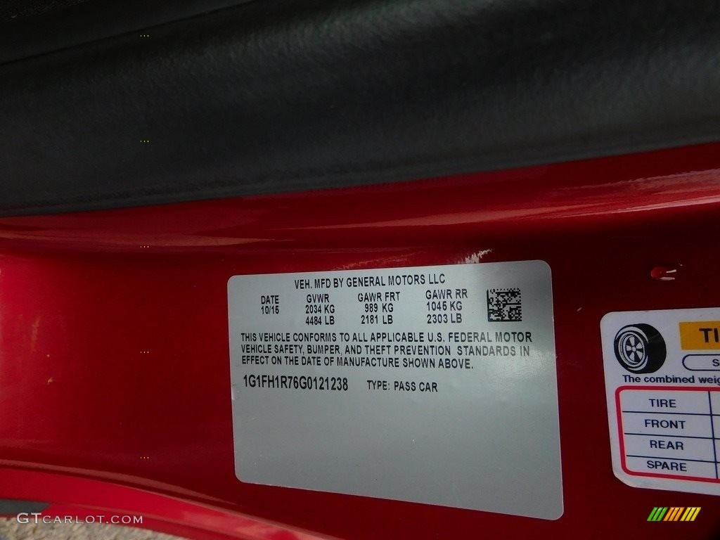 2016 Camaro SS Coupe - Garnet Red Tintcoat / Kalahari photo #22