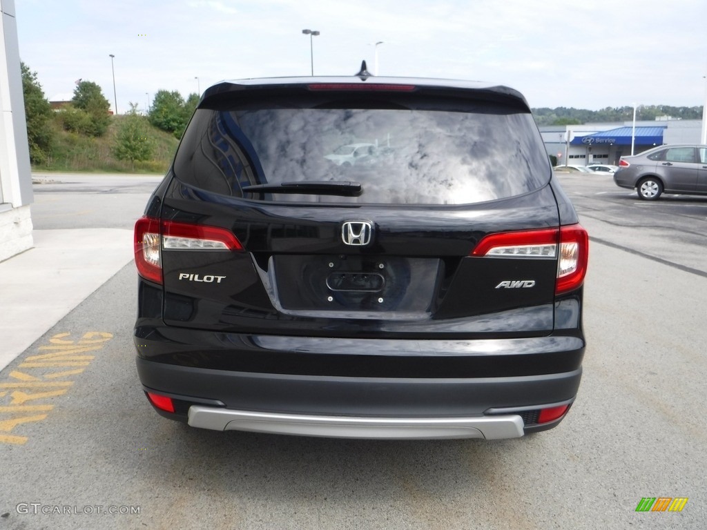 2019 Pilot EX-L AWD - Crystal Black Pearl / Gray photo #8