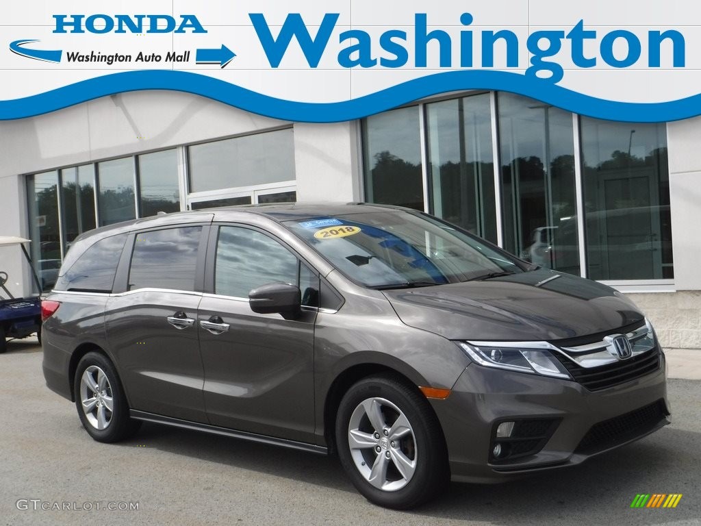 2018 Odyssey EX-L - Modern Steel Metallic / Mocha photo #1