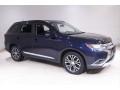 2016 Cosmic Blue Mitsubishi Outlander SEL S-AWC  photo #1