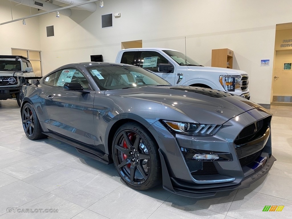 Carbonized Gray Metallic 2021 Ford Mustang Shelby GT500 Exterior Photo #142927008