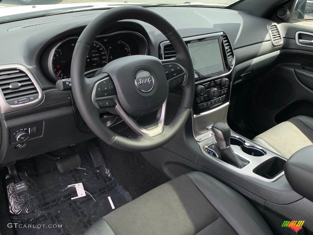 Black Interior 2021 Jeep Grand Cherokee Laredo 4x4 Photo #142927560