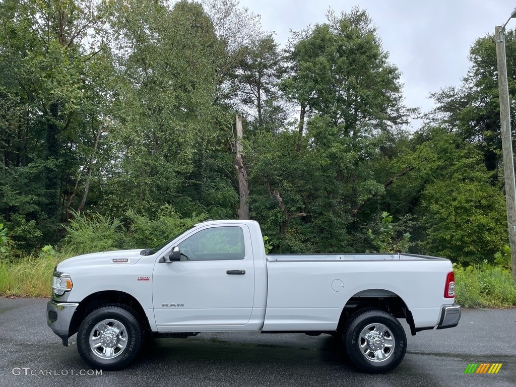 Bright White 2022 Ram 2500 Tradesman Regular Cab 4x4 Exterior Photo #142928070