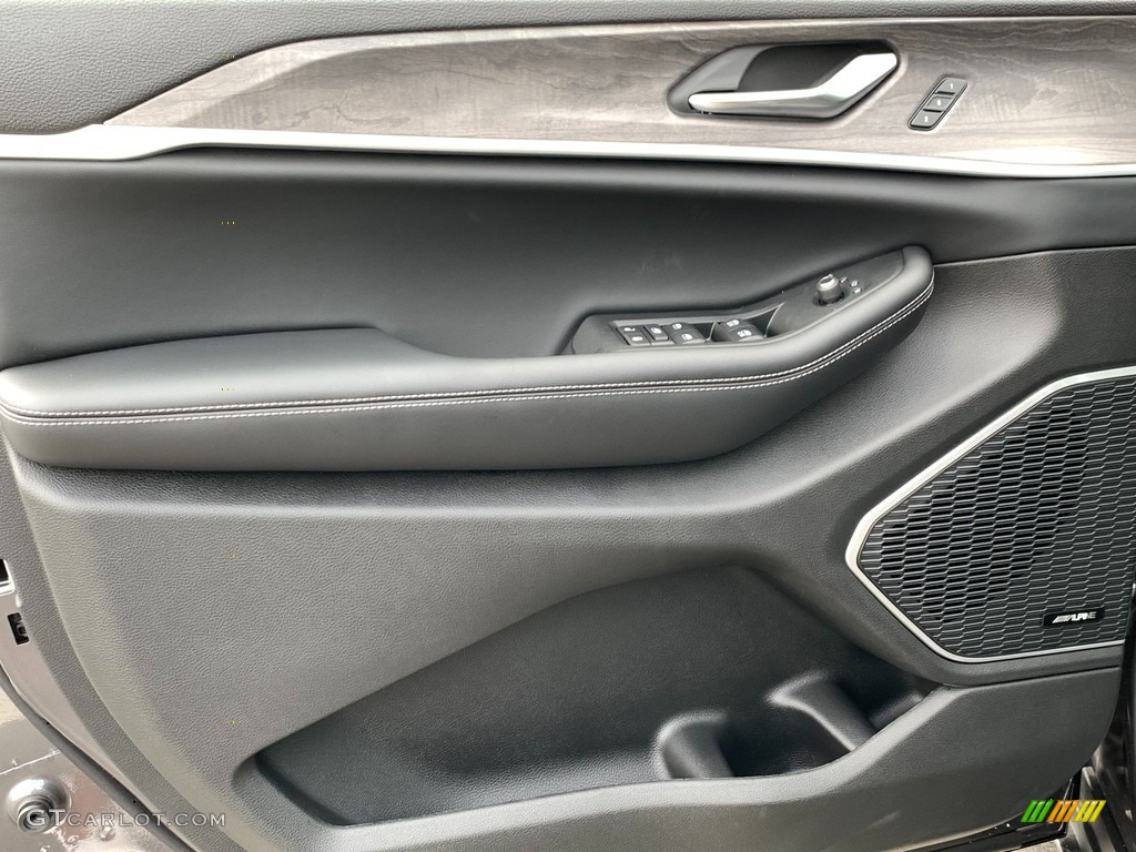 2021 Jeep Grand Cherokee L Limited 4x4 Black Door Panel Photo #142928118