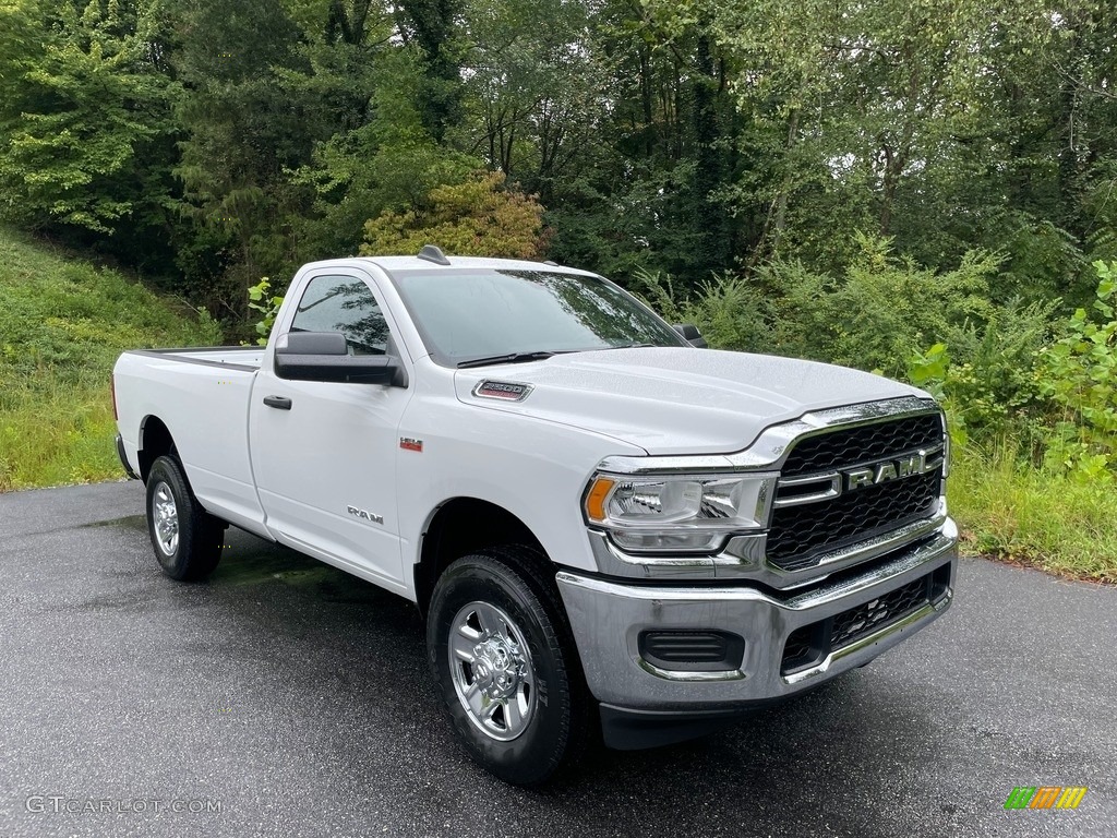 Bright White 2022 Ram 2500 Tradesman Regular Cab 4x4 Exterior Photo #142928145