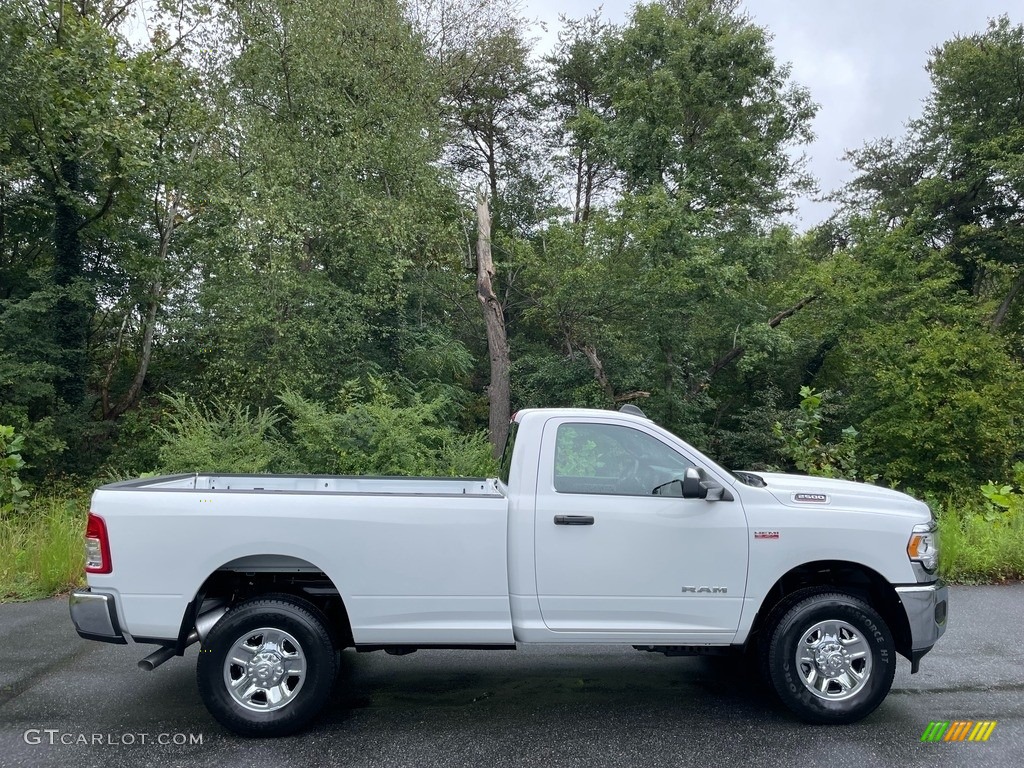 Bright White 2022 Ram 2500 Tradesman Regular Cab 4x4 Exterior Photo #142928166