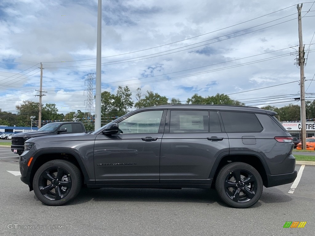 2021 Grand Cherokee L Laredo 4x4 - Baltic Gray Metallic / Black photo #3