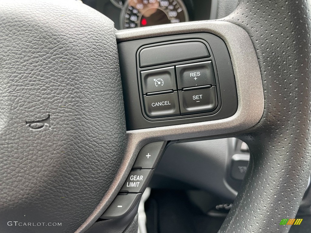 2022 Ram 2500 Tradesman Regular Cab 4x4 Black Steering Wheel Photo #142928376