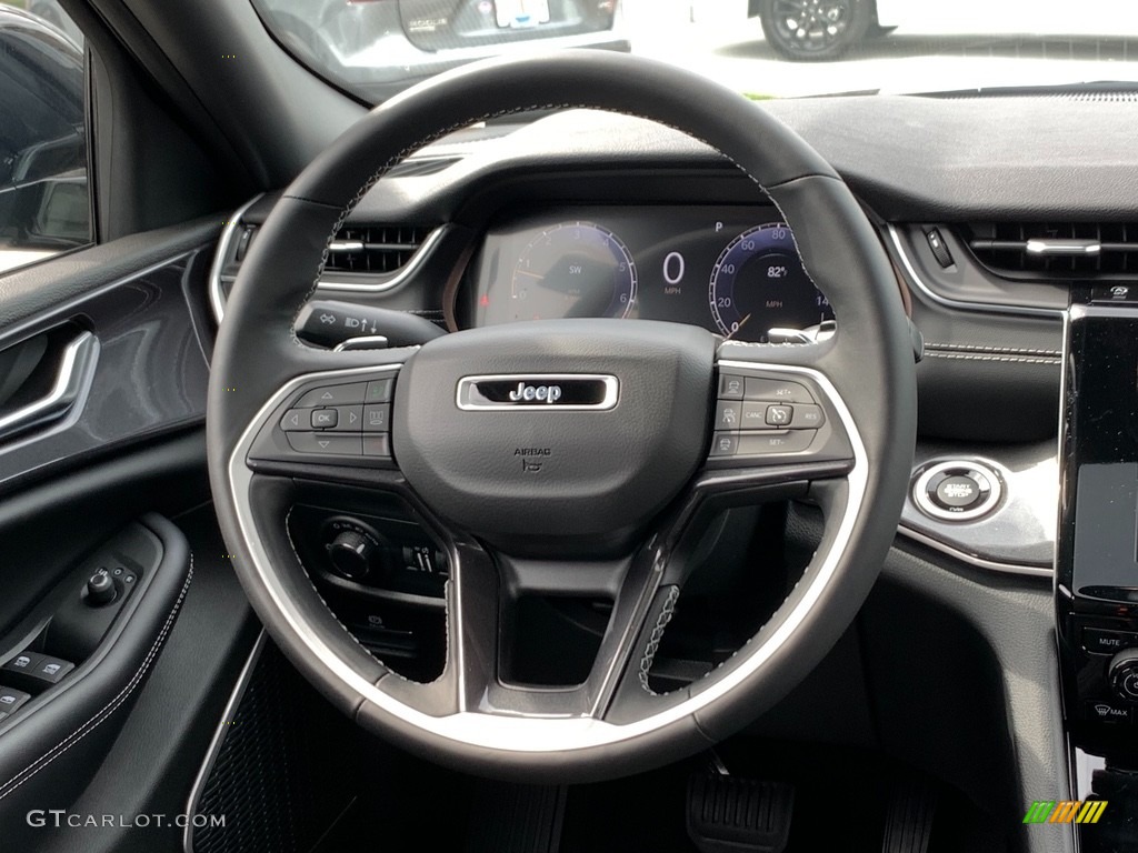 2021 Grand Cherokee L Laredo 4x4 - Baltic Gray Metallic / Black photo #8