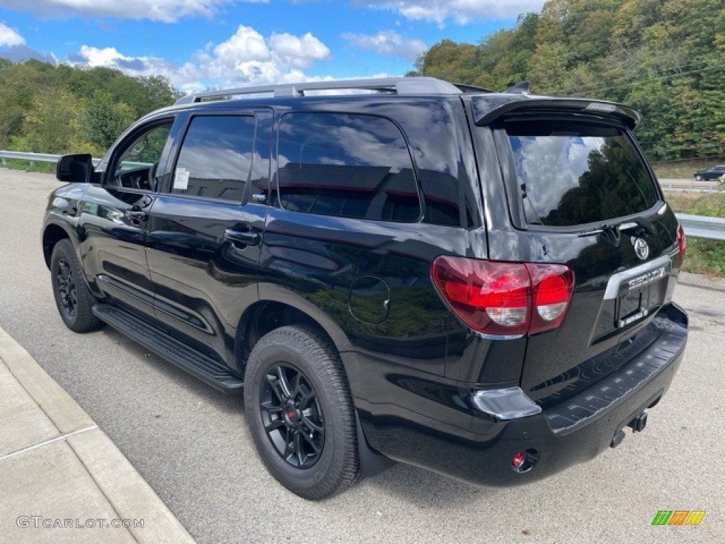 Midnight Black Metallic 2022 Toyota Sequoia SR5 4WD Exterior Photo #142928838