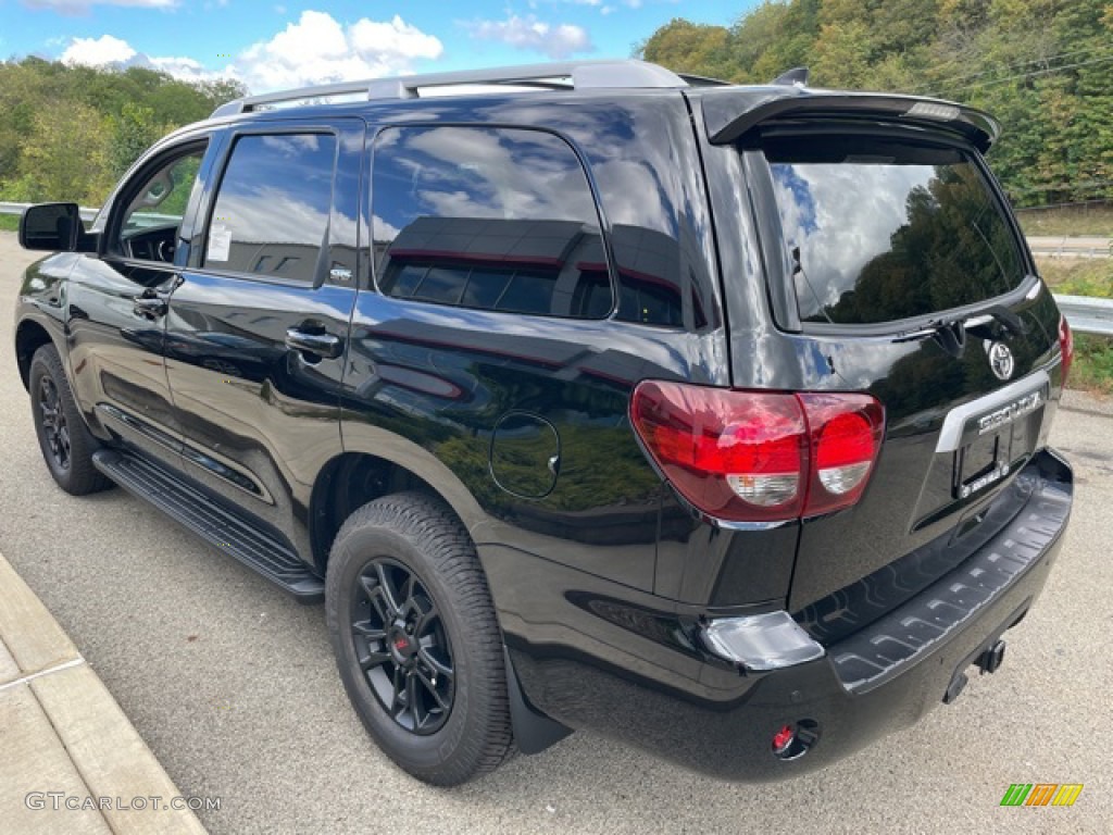 2022 Sequoia SR5 4WD - Midnight Black Metallic / Graphite photo #8