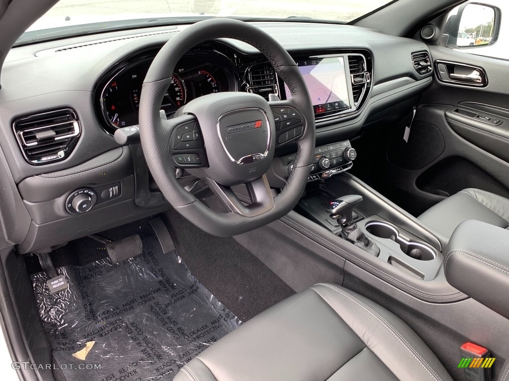 Black Interior 2021 Dodge Durango GT AWD Photo #142928979