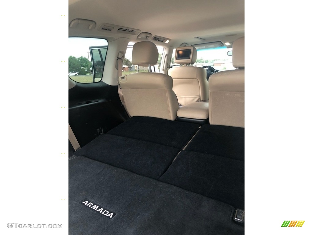 2017 Armada Platinum 4x4 - Pearl White / Tan photo #9