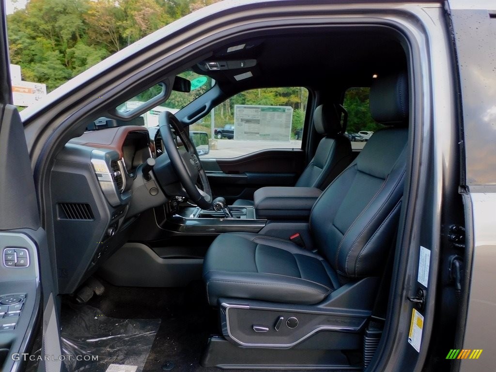 2021 Ford F150 Lariat SuperCrew 4x4 Front Seat Photo #142932300