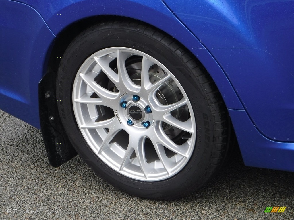 2014 Impreza WRX 4 Door - Plasma Blue Pearl / Carbon Black photo #3