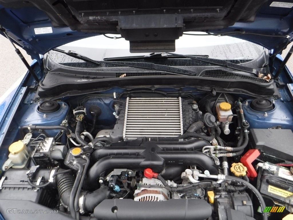 2014 Impreza WRX 4 Door - Plasma Blue Pearl / Carbon Black photo #4