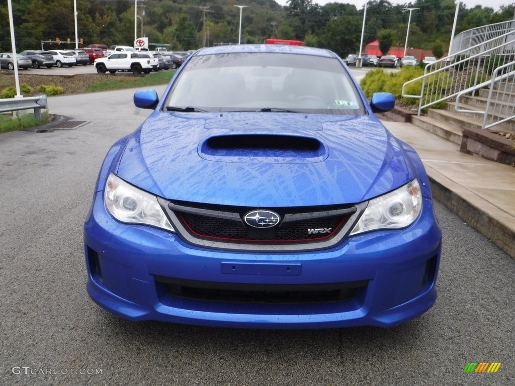 2014 Impreza WRX 4 Door - Plasma Blue Pearl / Carbon Black photo #12