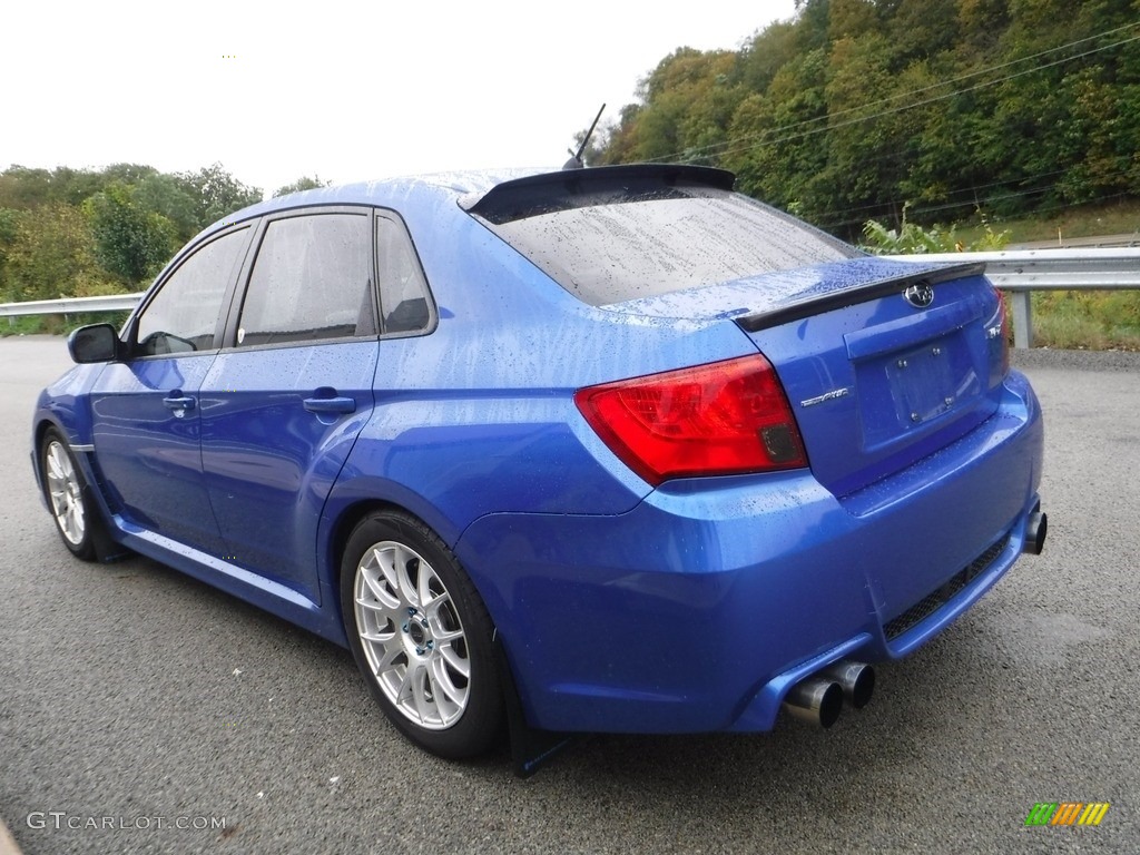 2014 Impreza WRX 4 Door - Plasma Blue Pearl / Carbon Black photo #15
