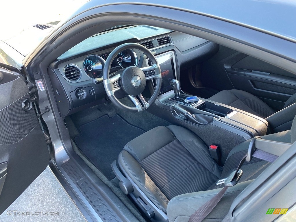 2014 Mustang GT Coupe - Sterling Gray / Medium Stone photo #3