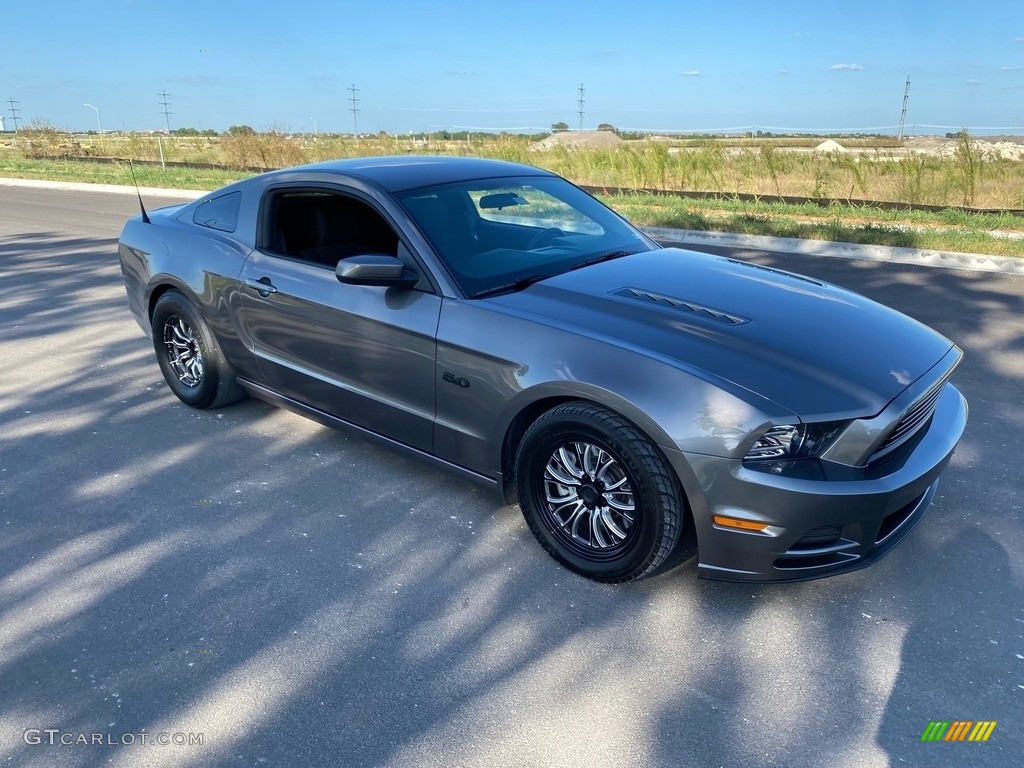 2014 Mustang GT Coupe - Sterling Gray / Medium Stone photo #9