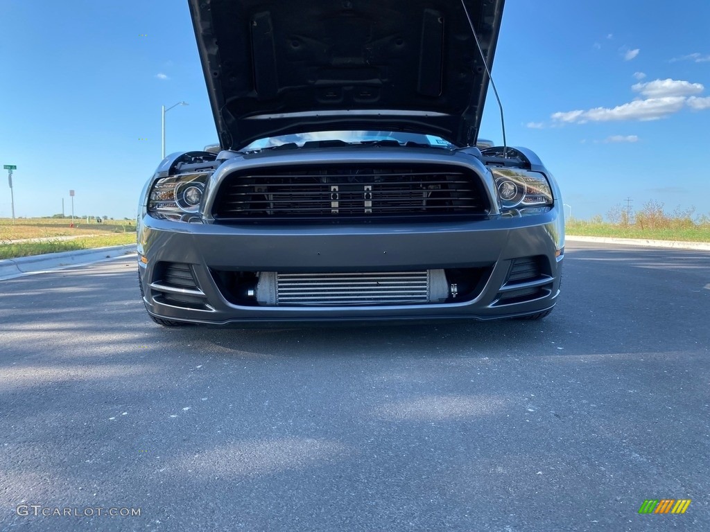 2014 Mustang GT Coupe - Sterling Gray / Medium Stone photo #11