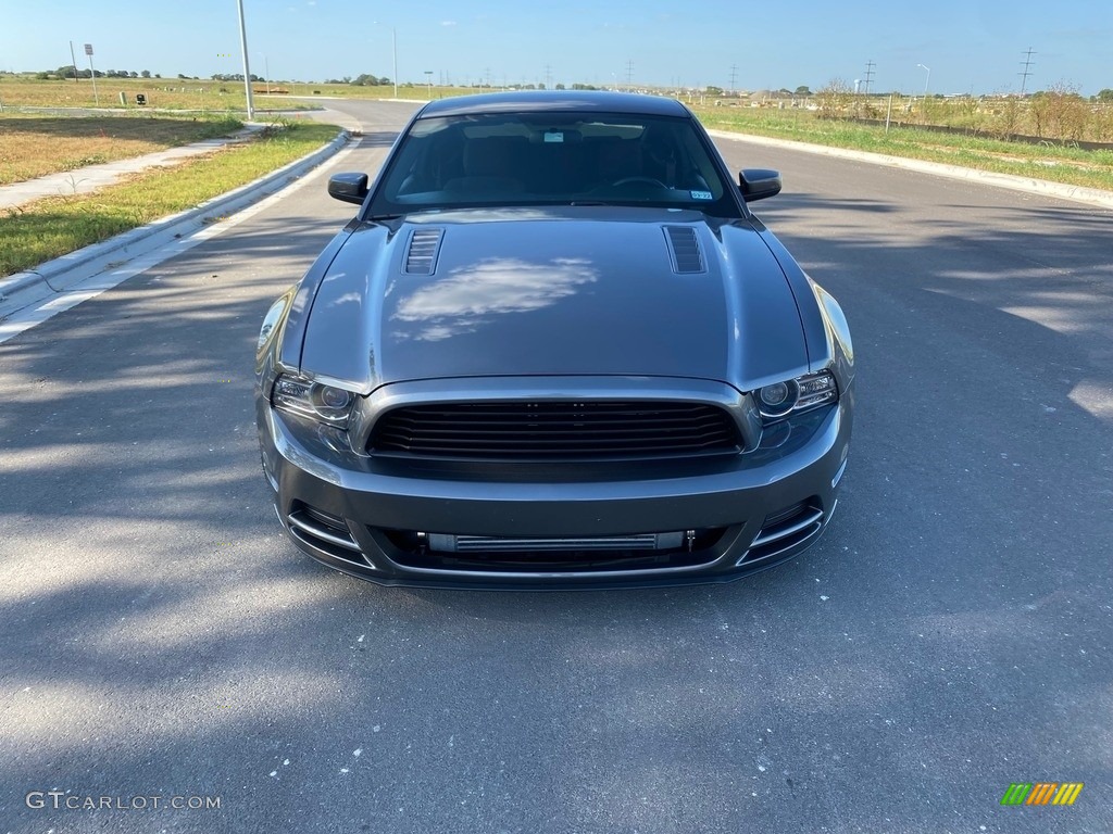 2014 Mustang GT Coupe - Sterling Gray / Medium Stone photo #12