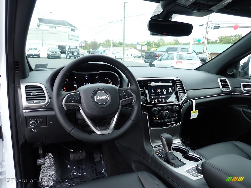 2021 Jeep Grand Cherokee Limited 4x4 Black Dashboard Photo #142934151