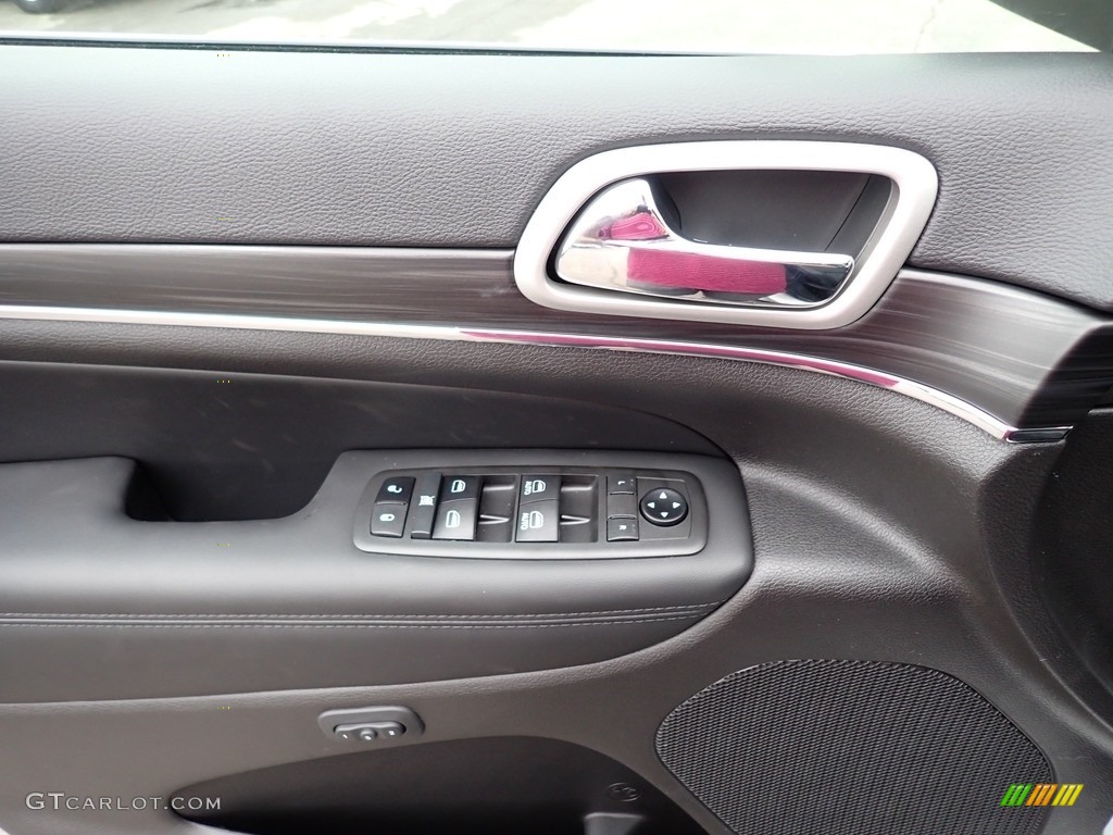 2021 Jeep Grand Cherokee Limited 4x4 Black Door Panel Photo #142934175