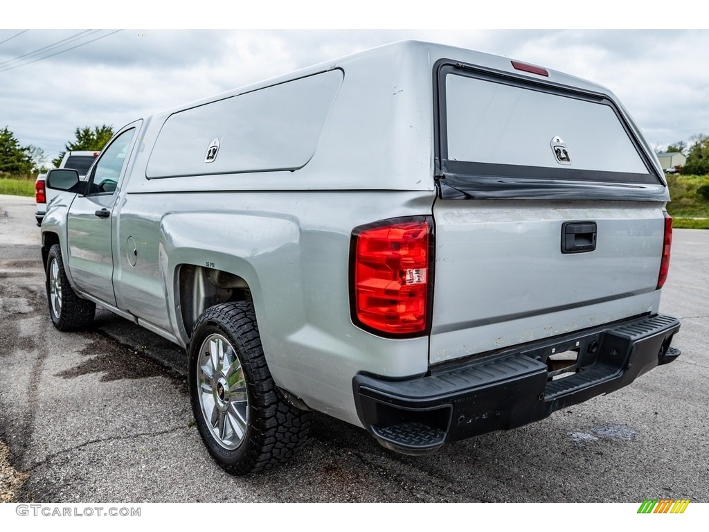 2016 Silverado 1500 LS Regular Cab - Silver Ice Metallic / Dark Ash/Jet Black photo #6